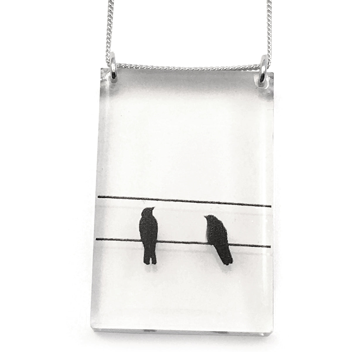 Tall 2 Crows Necklace image 0
