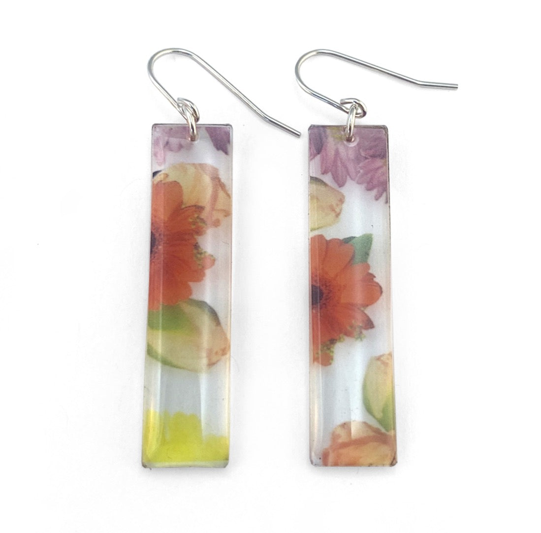 Tall Wallpaper Earrings image 0