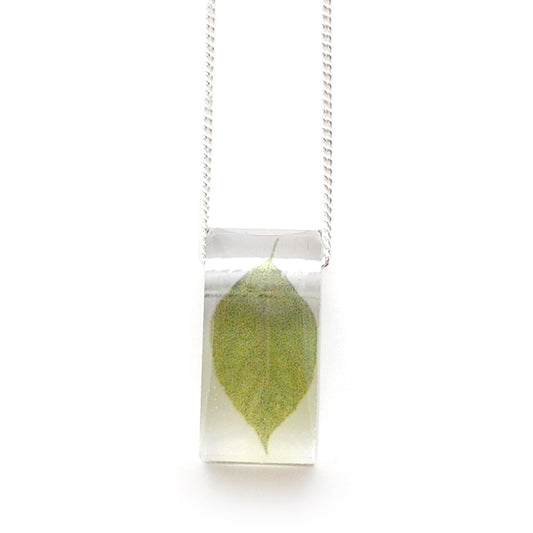 Tiny Leaf Necklace image 0