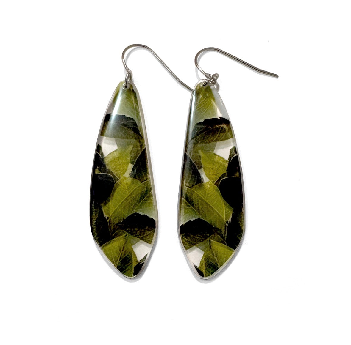 Big Blobby Leaves Earrings