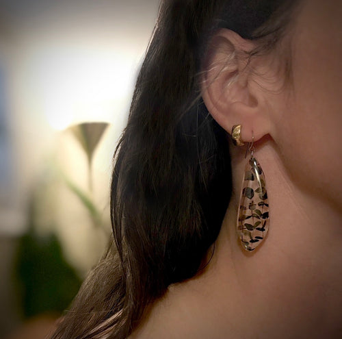Big Blobby Eucalyptus Earrings