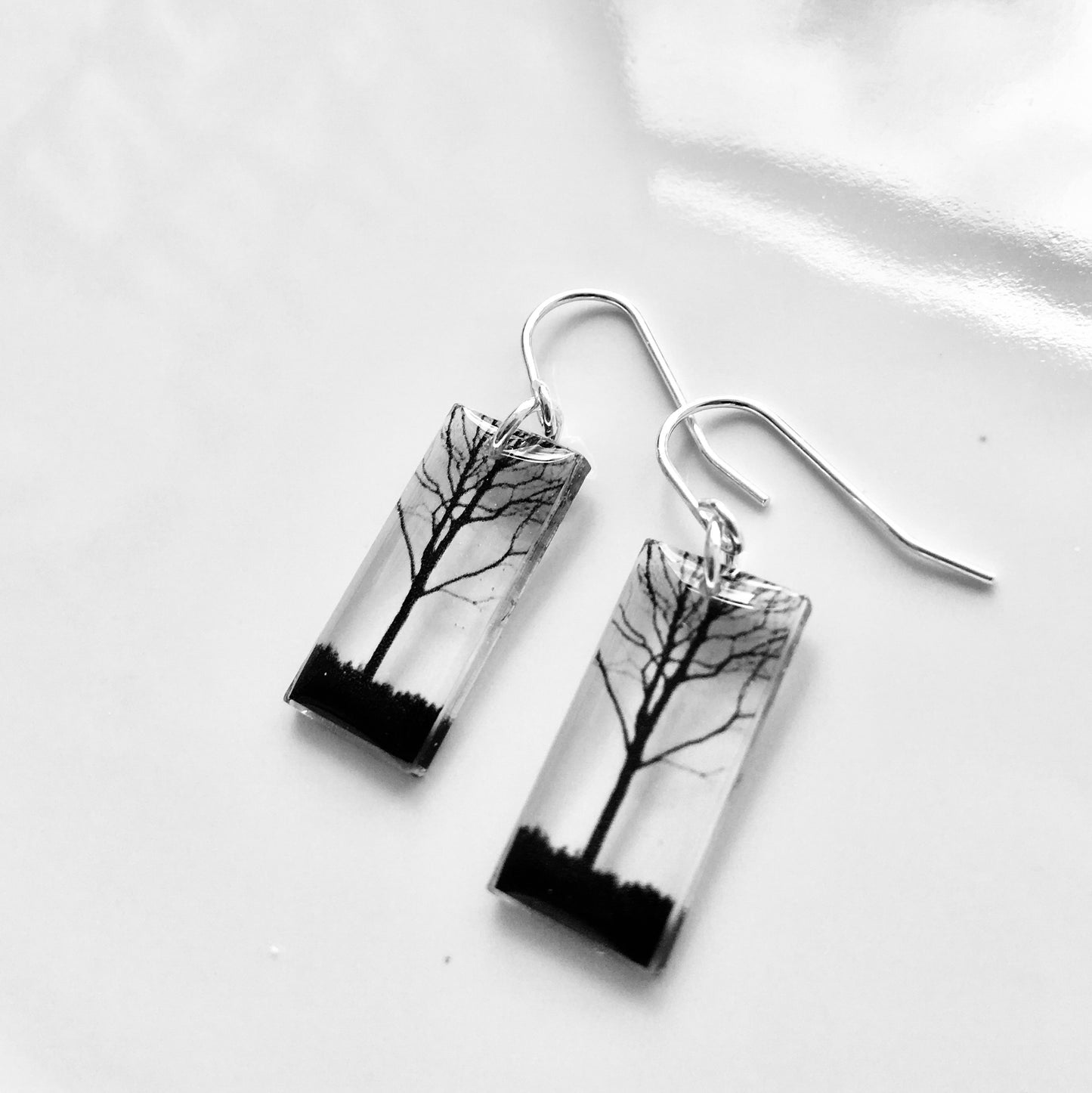 Small Leaf Earrings image 2