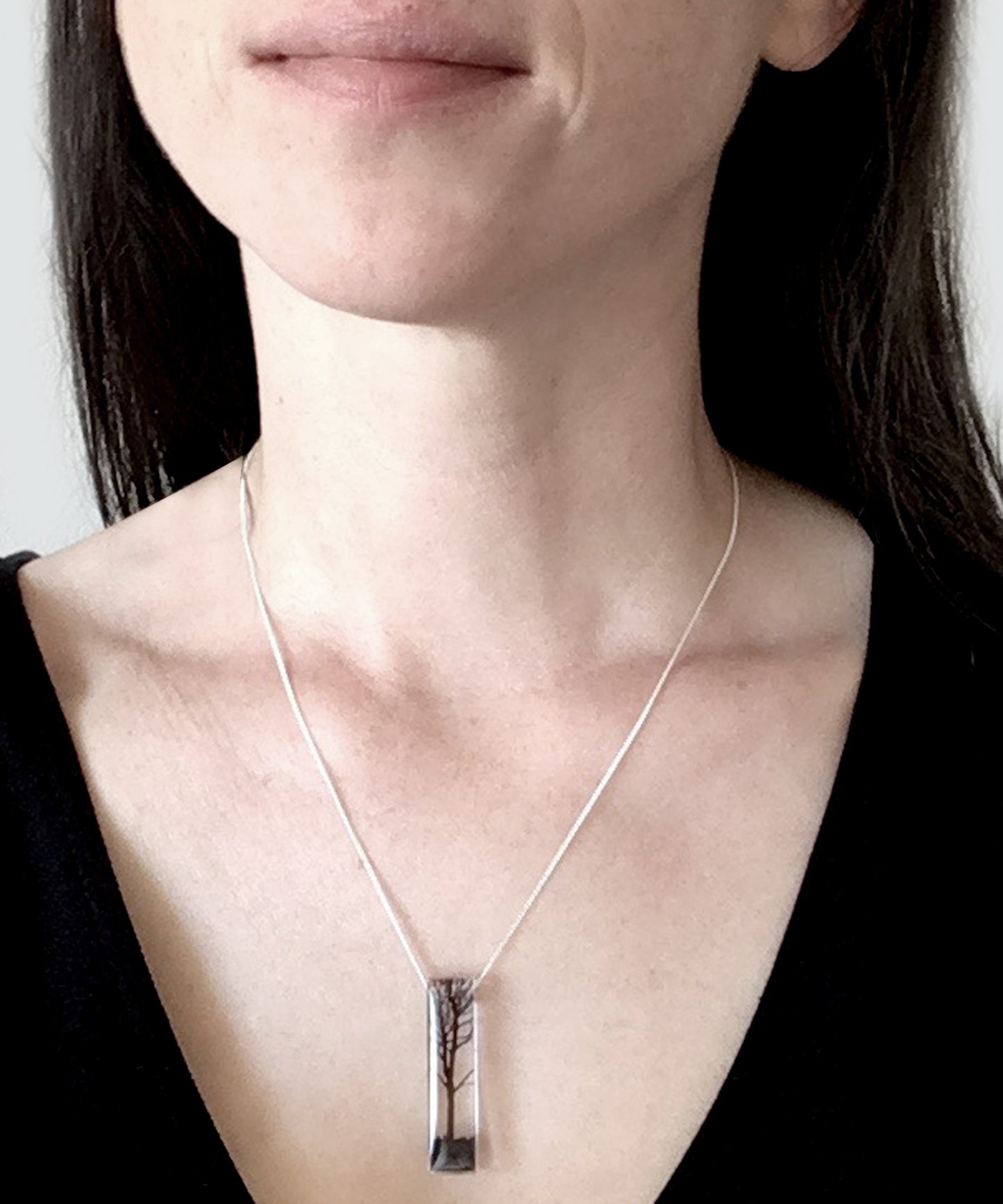 Skinny City Tree Necklace image 1