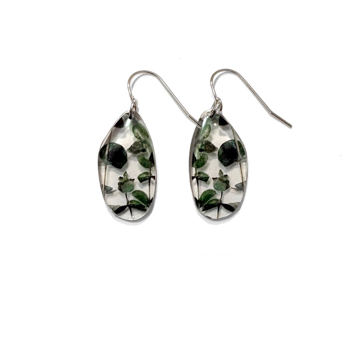Little Blobby Eucalyptus Earrings