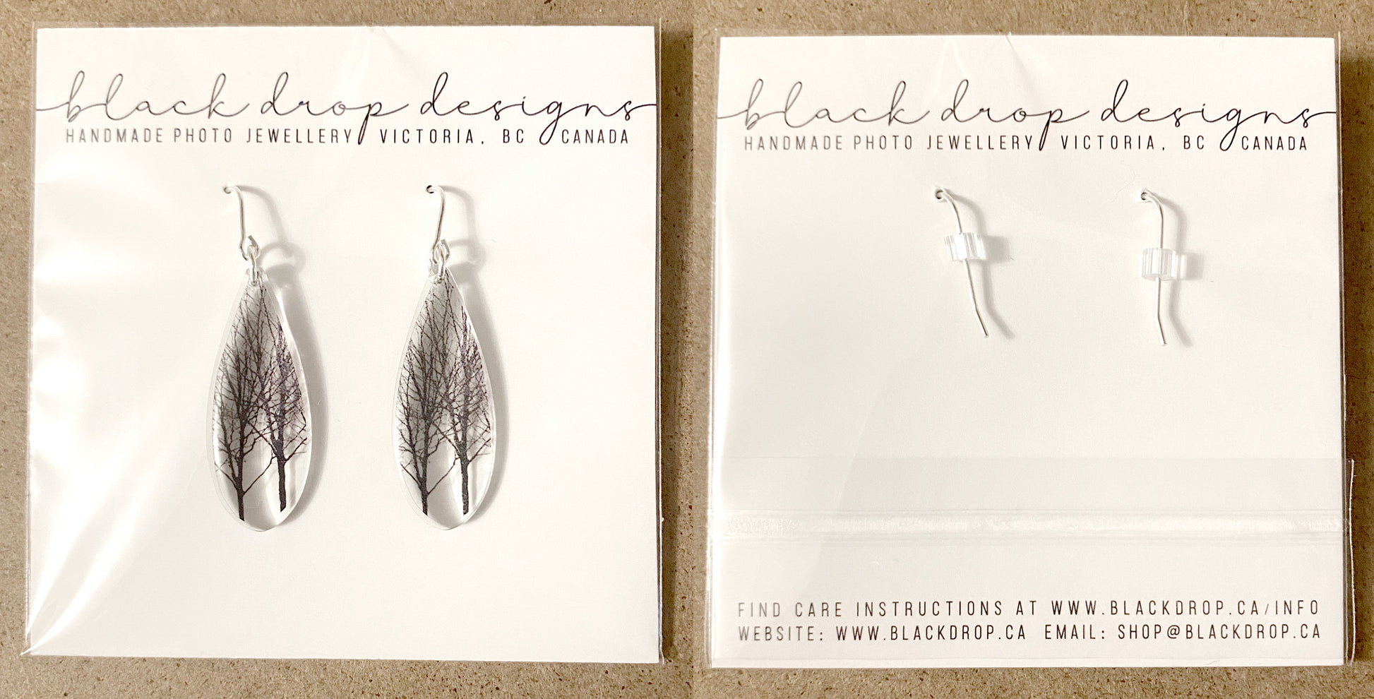 Small Leaf Earrings image 3