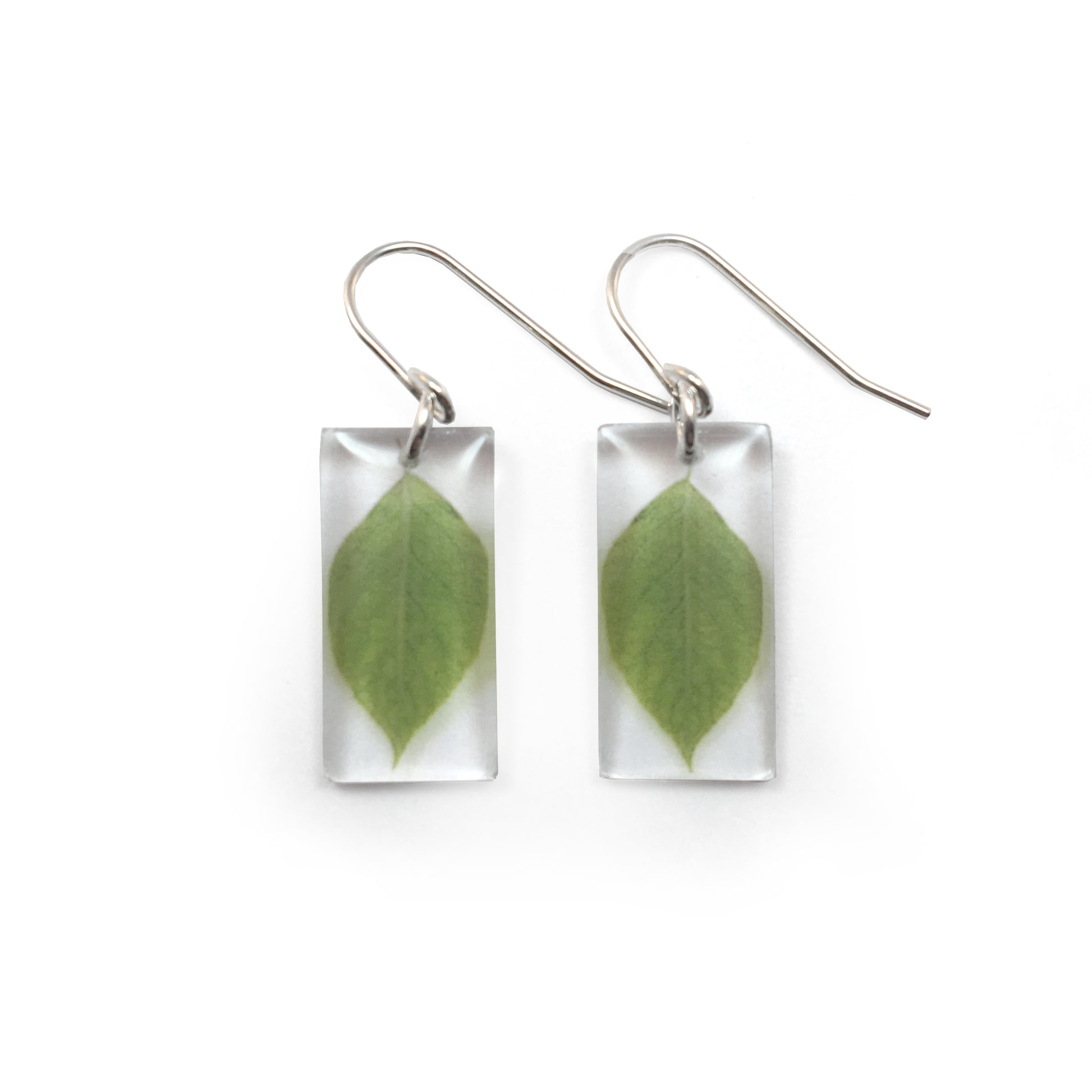 Small Leaf Earrings image 0