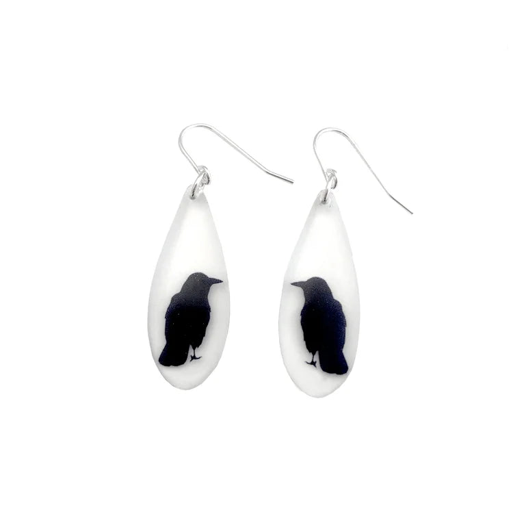 Drip Crow Earrings