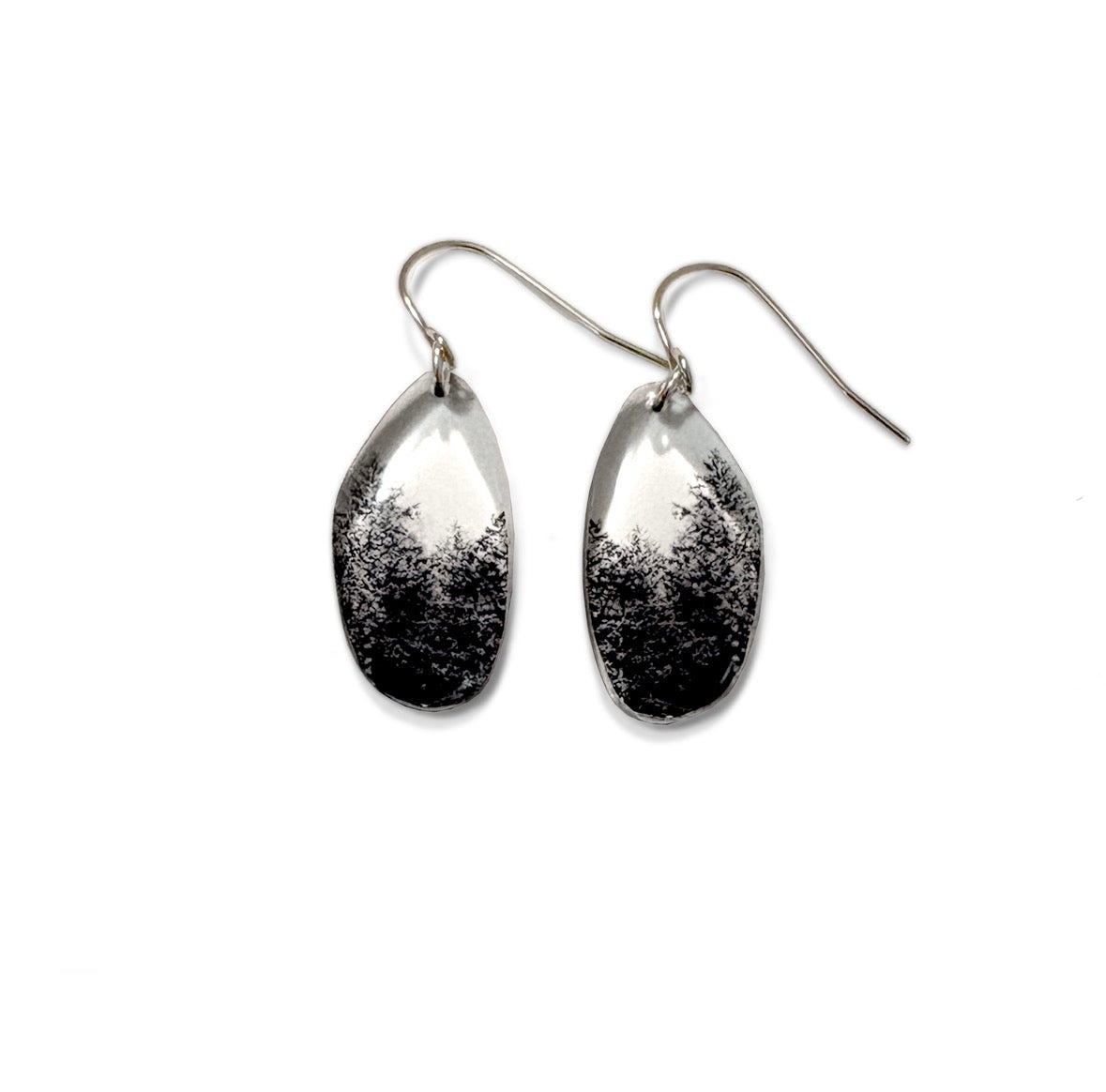 Little Blobby Treeline Earrings