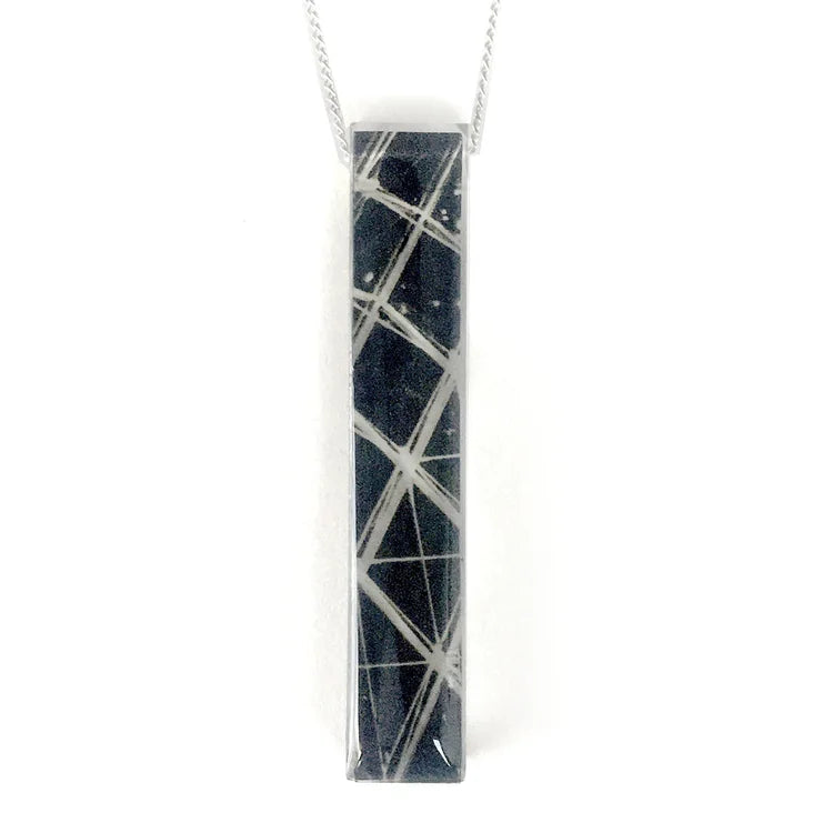 Long Skinny Louvre Necklace
