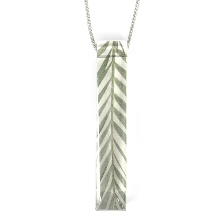 Long Skinny Palm Necklace