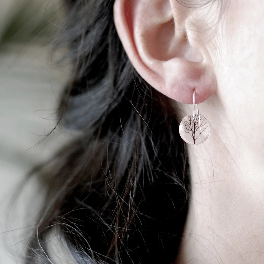 Round City Tree Earrings