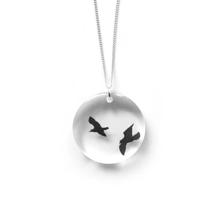 Round Bird Necklace