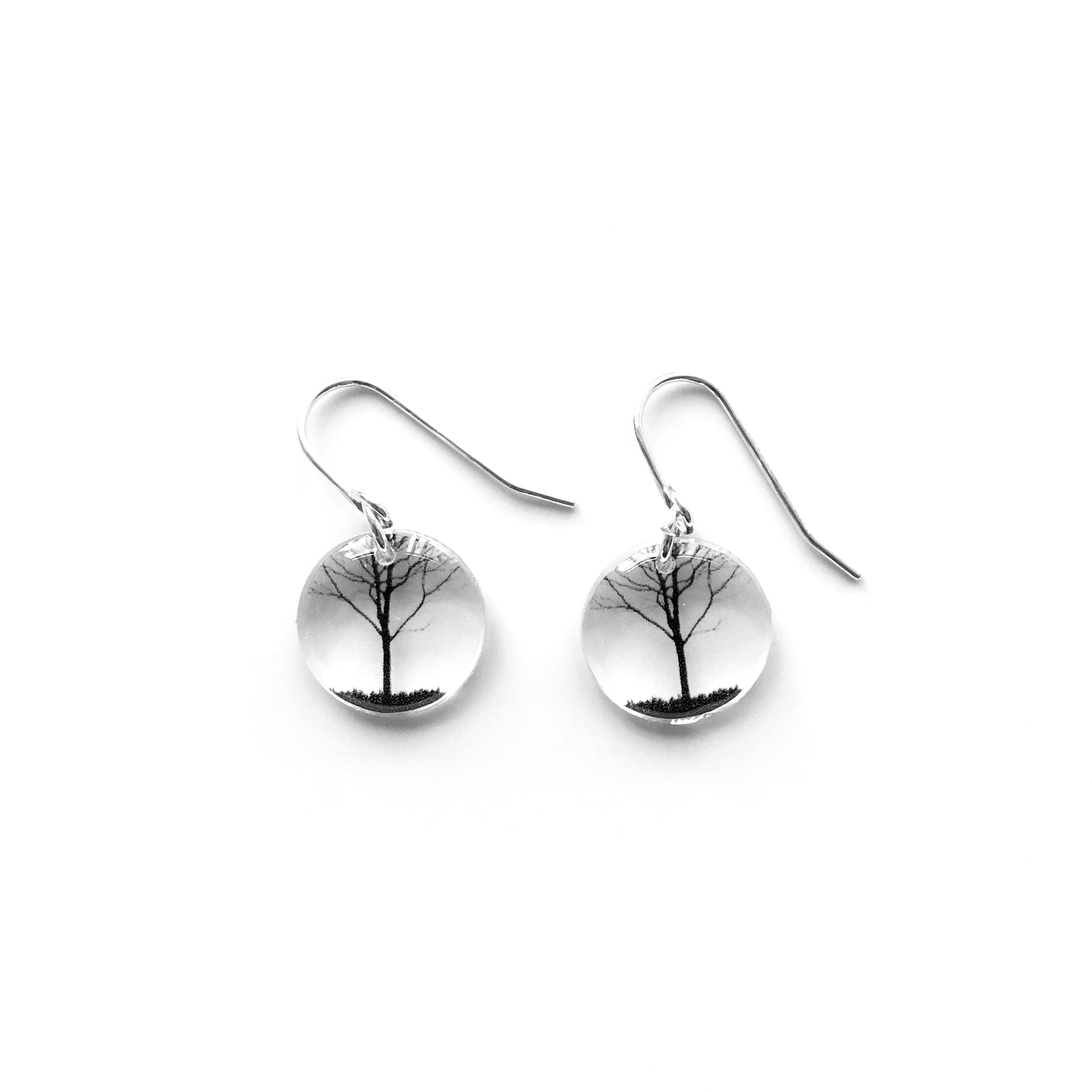 Round City Tree Earrings