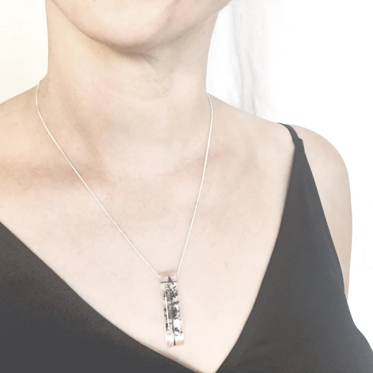 Skinny Feather Necklace
