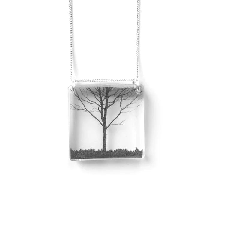 Square City Tree Necklace