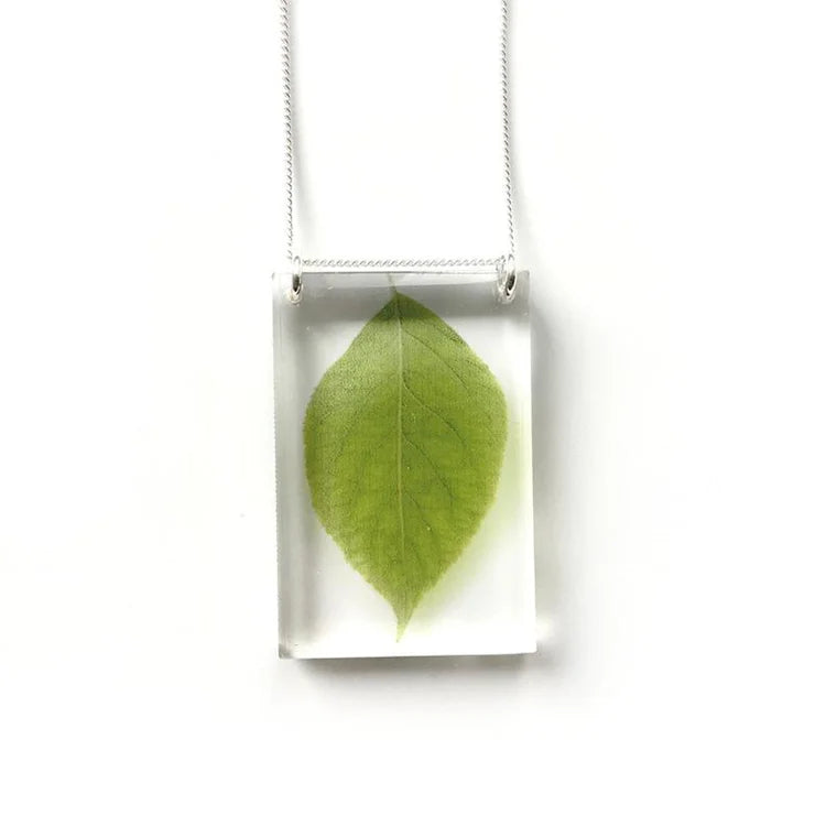 Tall Leaf Necklace