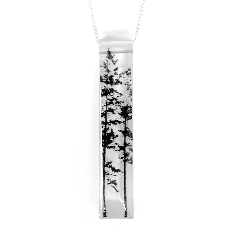 Long Skinny Forest Necklace