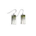 Small Green Tree Earrings
