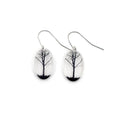 Small Oval City Tree Earrings