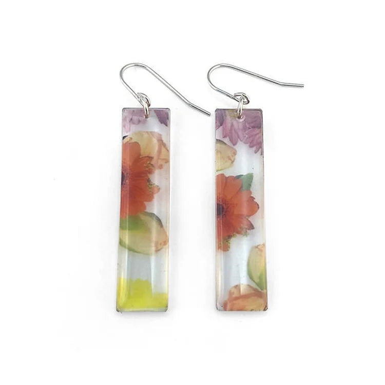 Tall Wallpaper Earrings